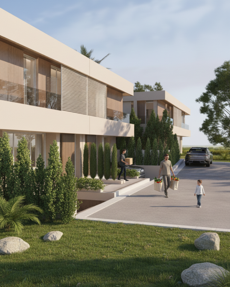 Vue extérieure Image du projet Villa Belazur SGH Tanger Maroc